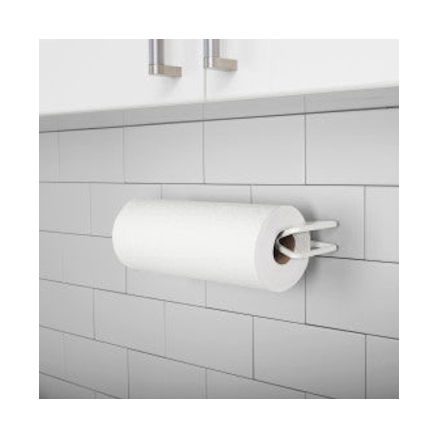 Umbra Squire Wall-Mounted Paper Towel Holder White White