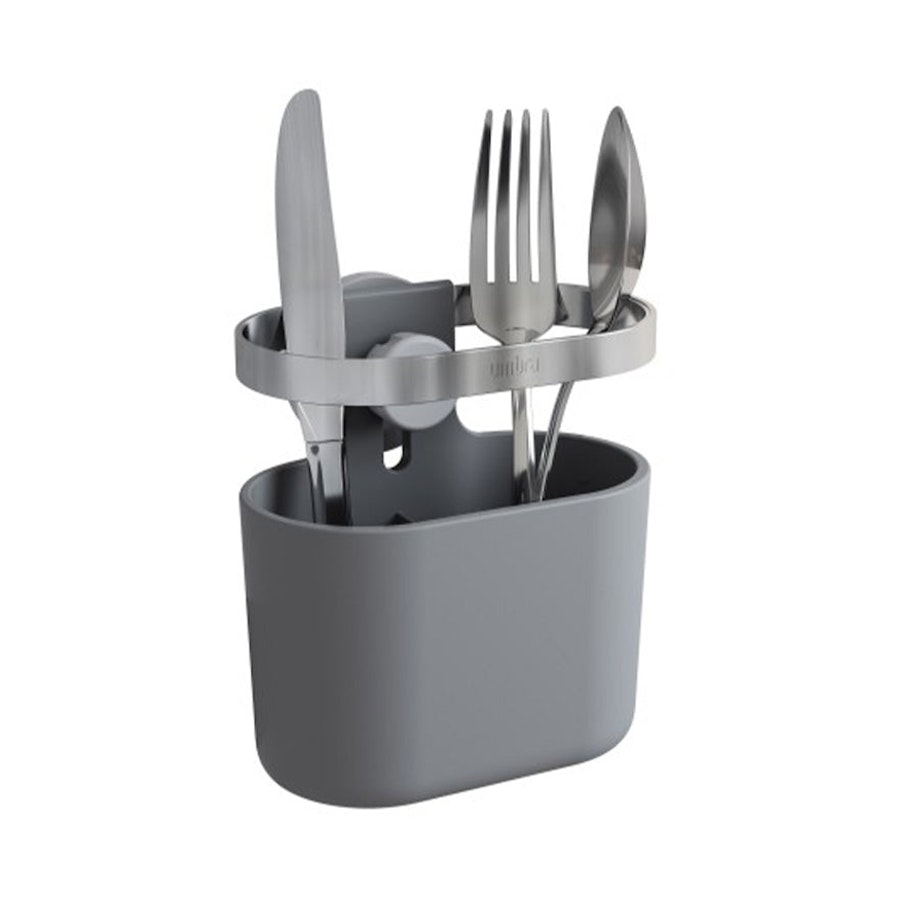 Umbra Holster Sure-Lock Utensil Caddy Charcoal Charcoal