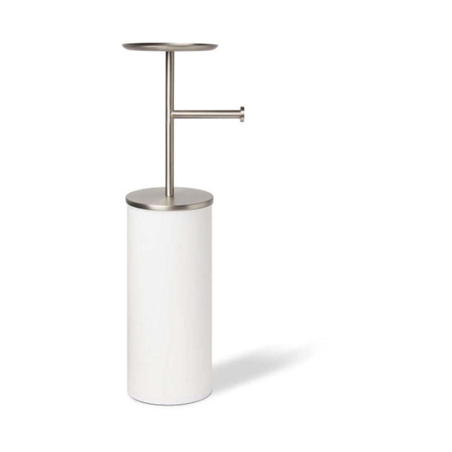 Umbra Portoloo Toilet Paper Stand White/Nickel White/Nickel