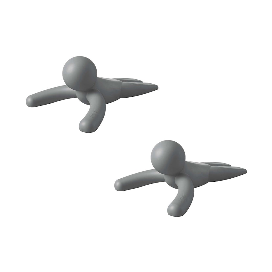 Umbra Buddy Doorstop (Set of 2) Charcoal Charcoal