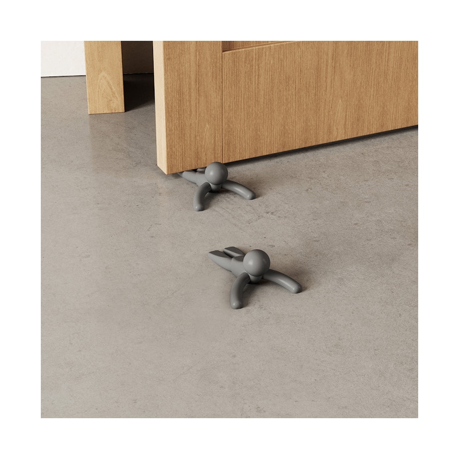 Umbra Buddy Doorstop (Set of 2) Charcoal Charcoal