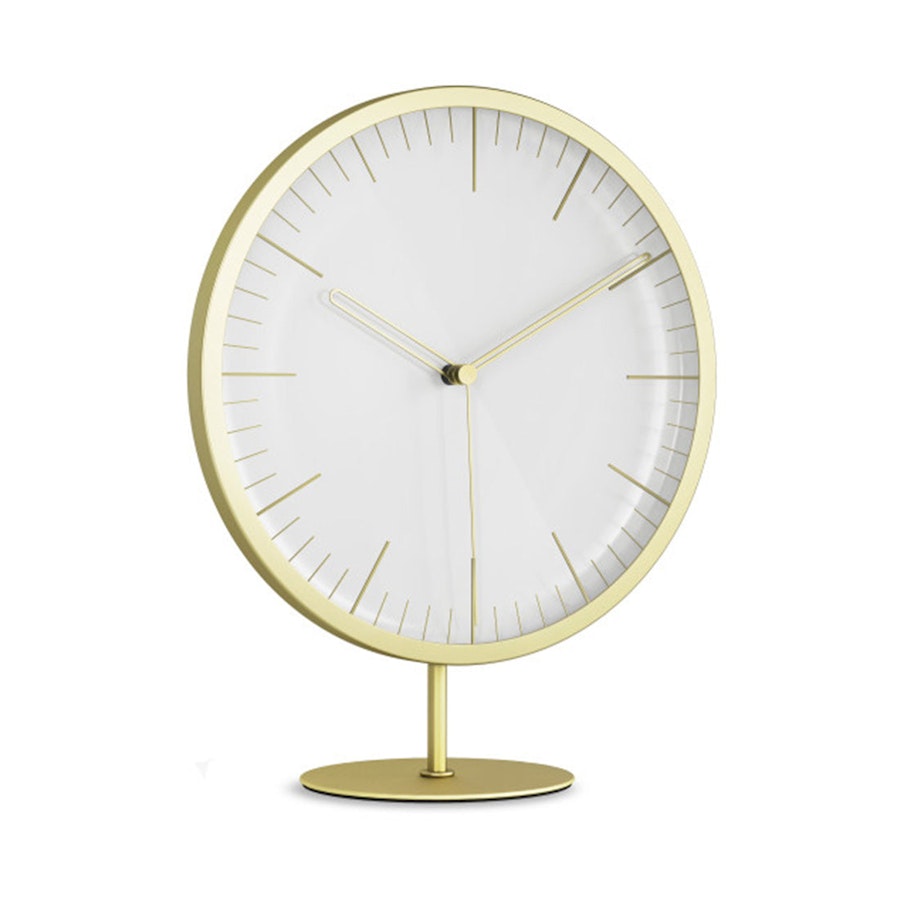 Umbra Infinity Clock Matte Brass Matte Brass