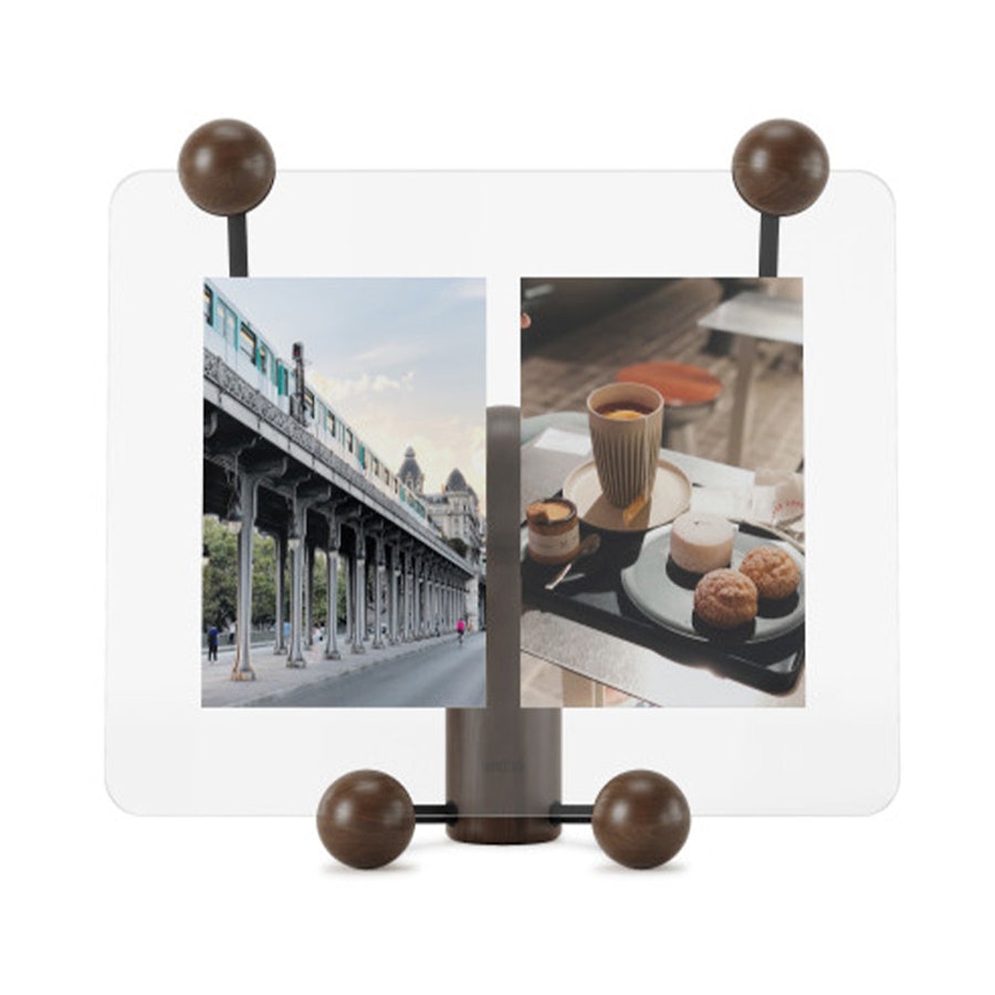 Umbra Woody Picture Frame (20cm x 25cm) Black/Walnut Black/Walnut