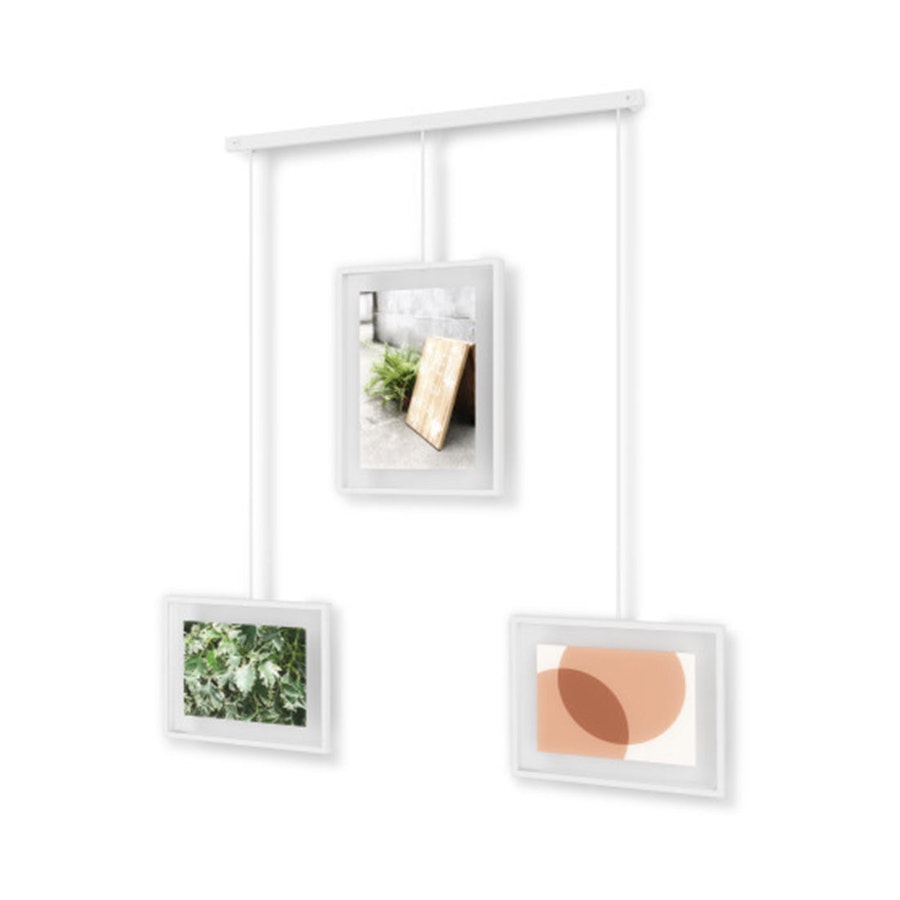 Umbra Exhibit Wall Picture Frames (Set of 3) White White