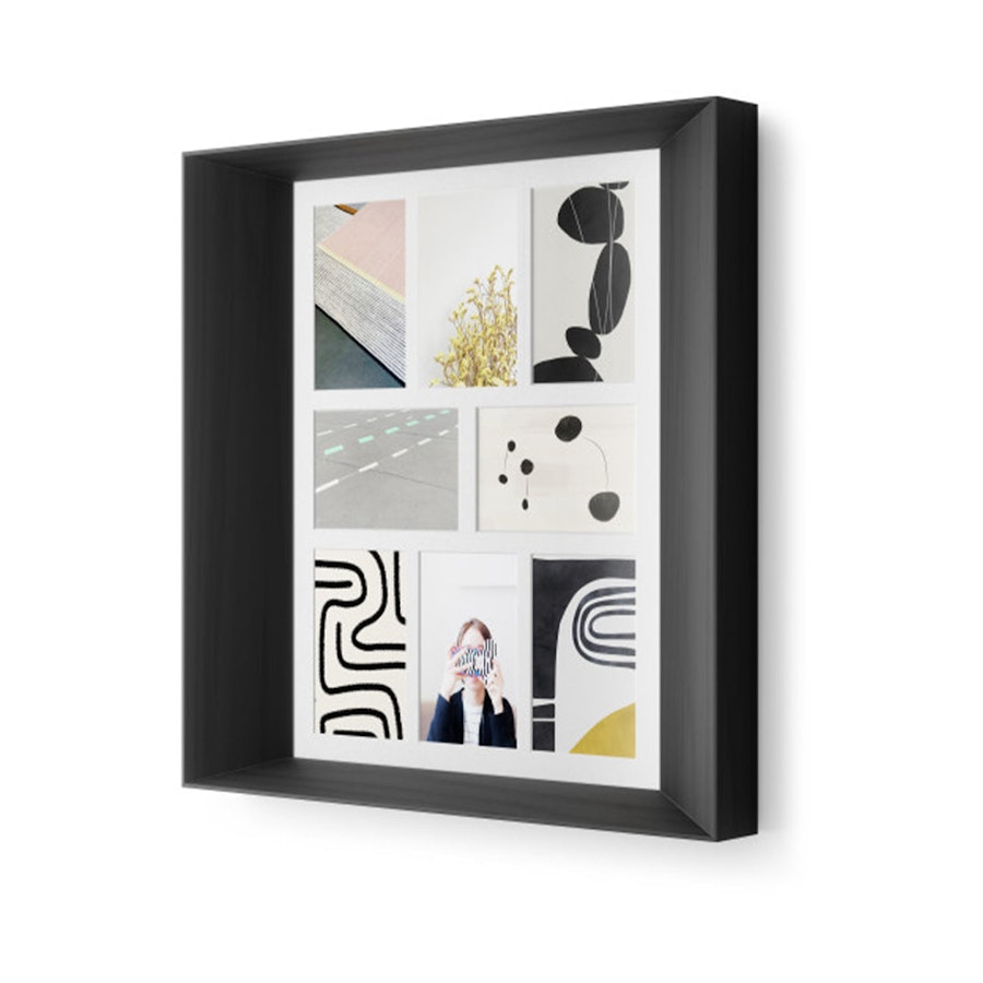 Umbra Lookout Wall Multi-Picture Frame Black Black