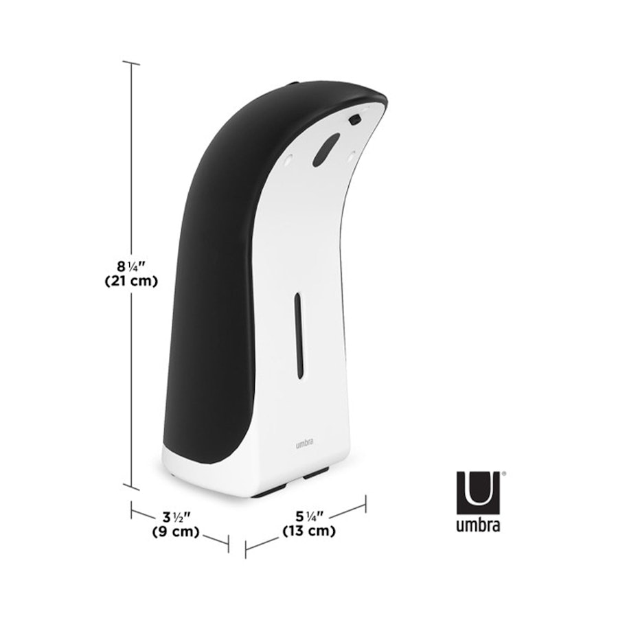 Umbra Emperor Automatic Soap Dispenser Black/White Black/White