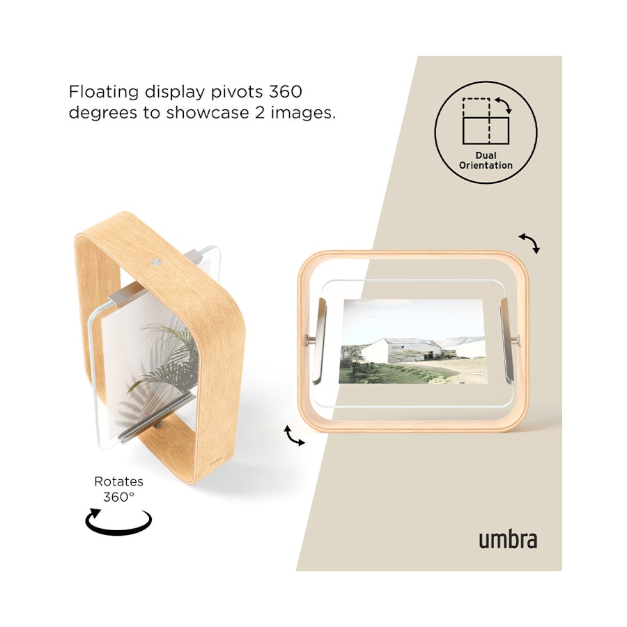 Umbra Bellwood Picture Frame - 13 x 18cm Natural Natural