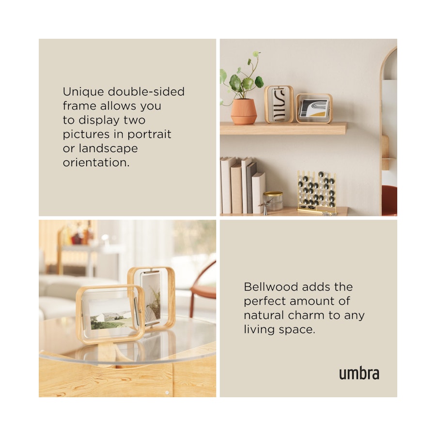 Umbra Bellwood Picture Frame - 13 x 18cm Natural Natural
