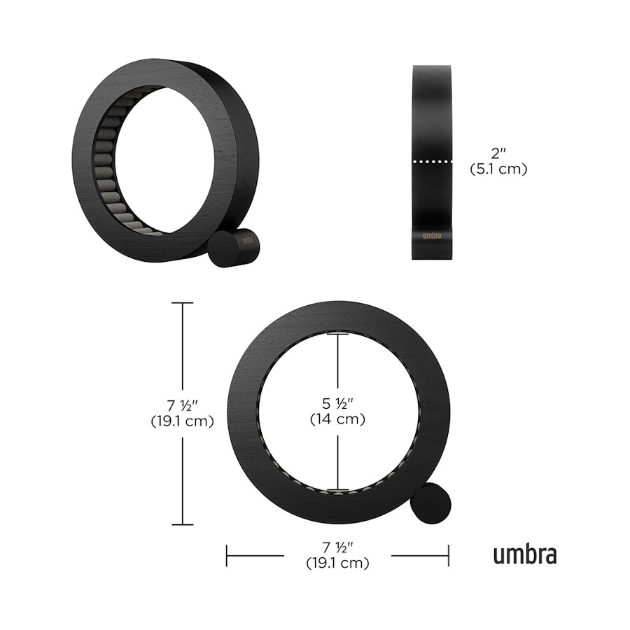 Umbra Ferris Jewellery Organiser Black Black