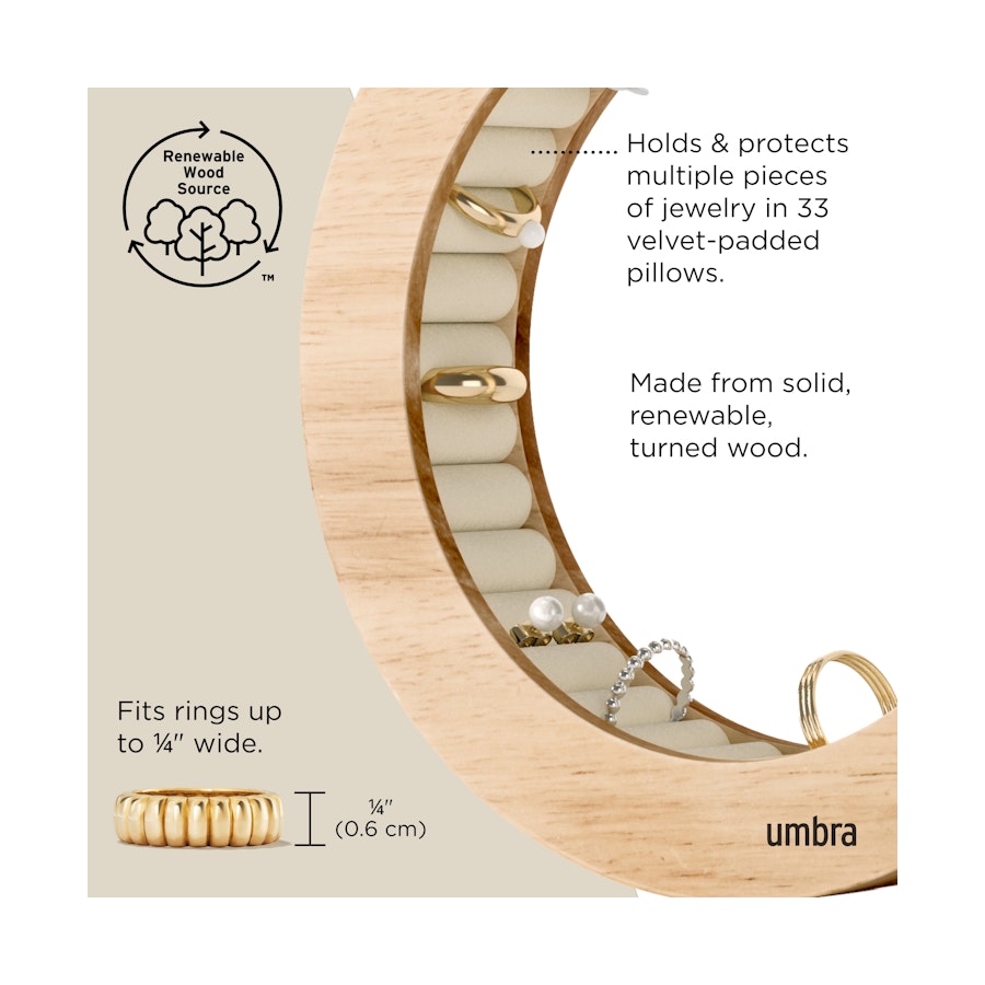 Umbra Ferris Jewellery Organiser Natural Natural