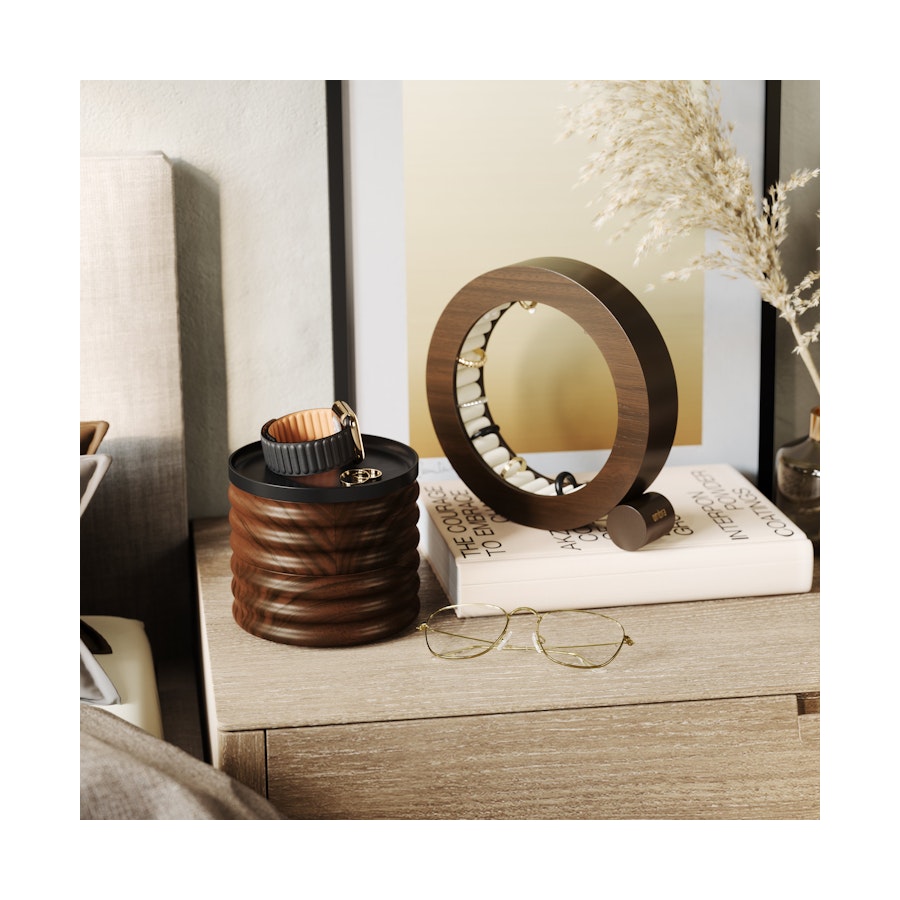Umbra Ferris Jewellery Organiser Walnut Walnut
