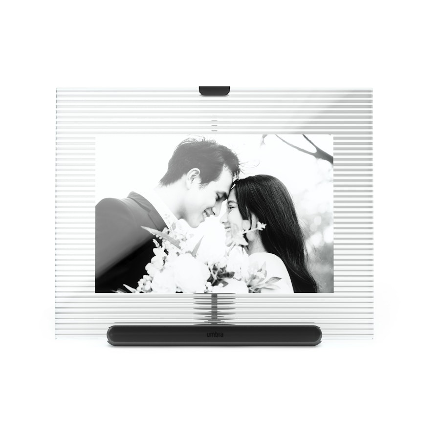 Umbra Flute 10 x 15cm Picture Frame Black Black