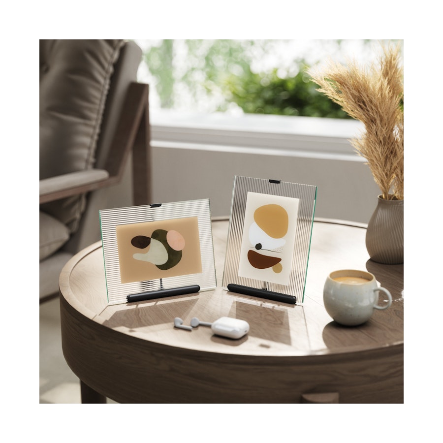 Umbra Flute 10 x 15cm Picture Frame Black Black