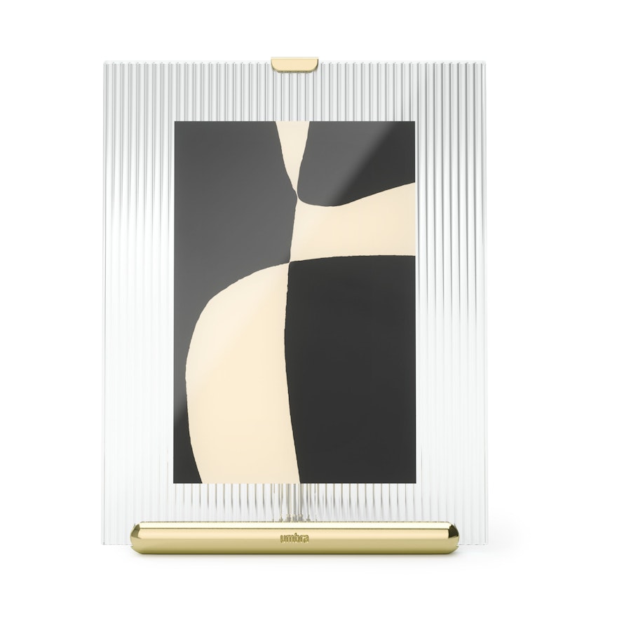 Umbra Flute 10 x 15cm Picture Frame Brass Brass