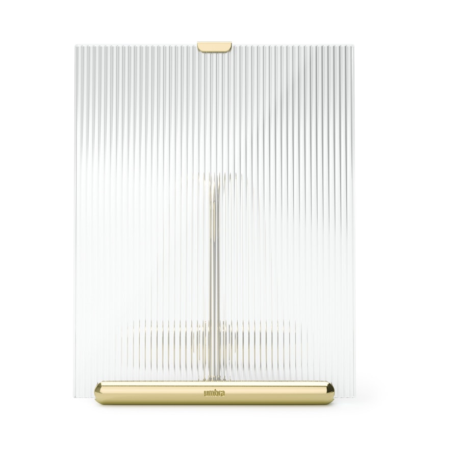 Umbra Flute 10 x 15cm Picture Frame Brass Brass