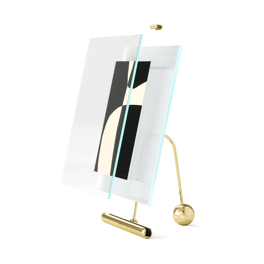 Umbra Flute 10 x 15cm Picture Frame Brass Brass