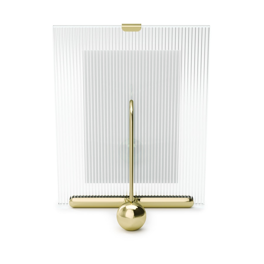 Umbra Flute 10 x 15cm Picture Frame Brass Brass