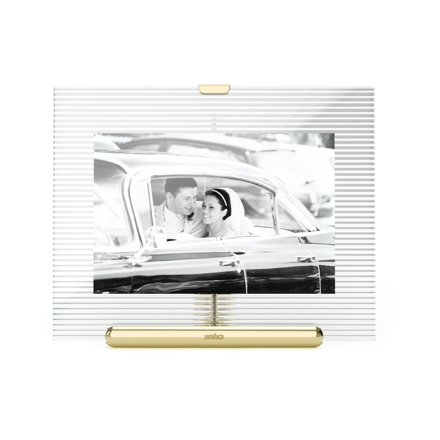 Umbra Flute 10 x 15cm Picture Frame Brass Brass