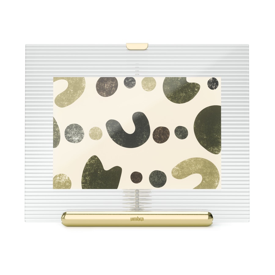 Umbra Flute 10 x 15cm Picture Frame Brass Brass