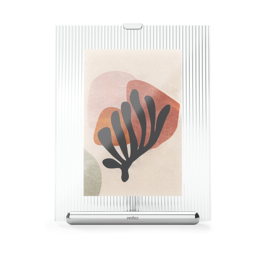 Umbra Flute 10 x 15cm Picture Frame Chrome Chrome