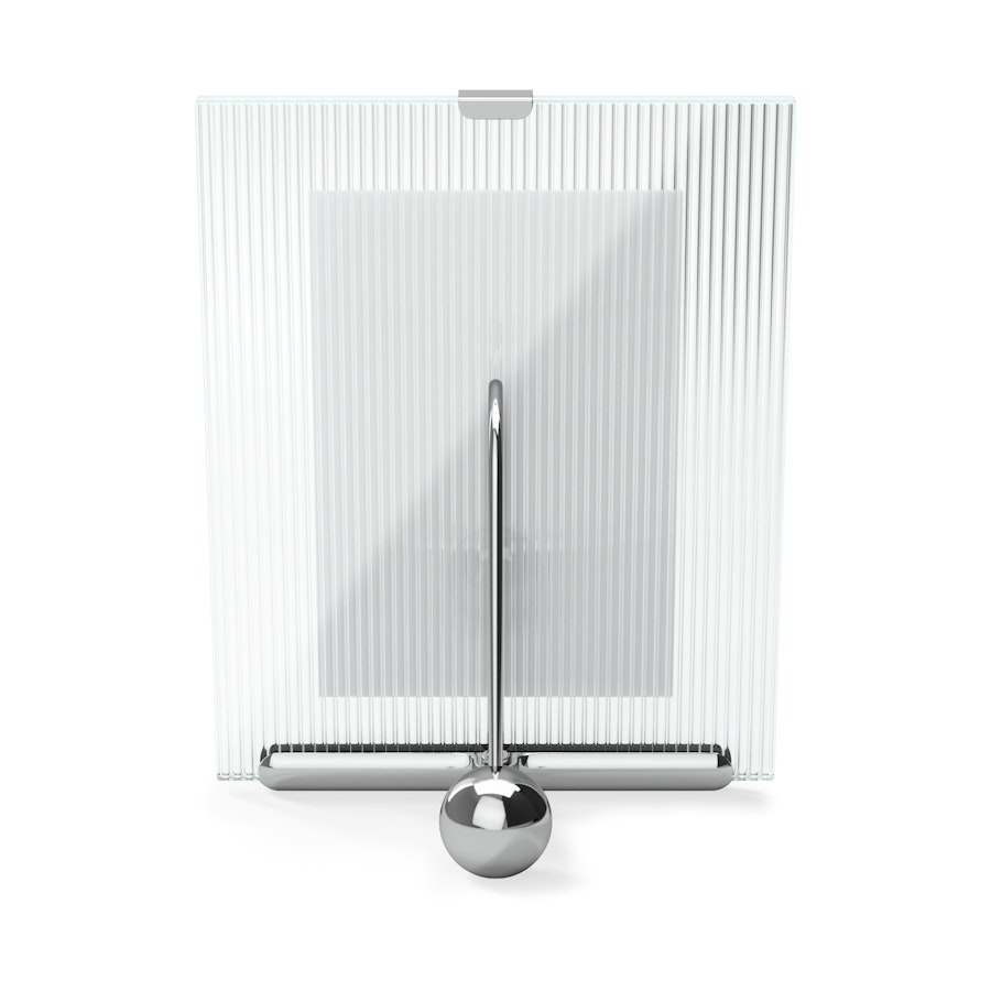 Umbra Flute 10 x 15cm Picture Frame Chrome Chrome