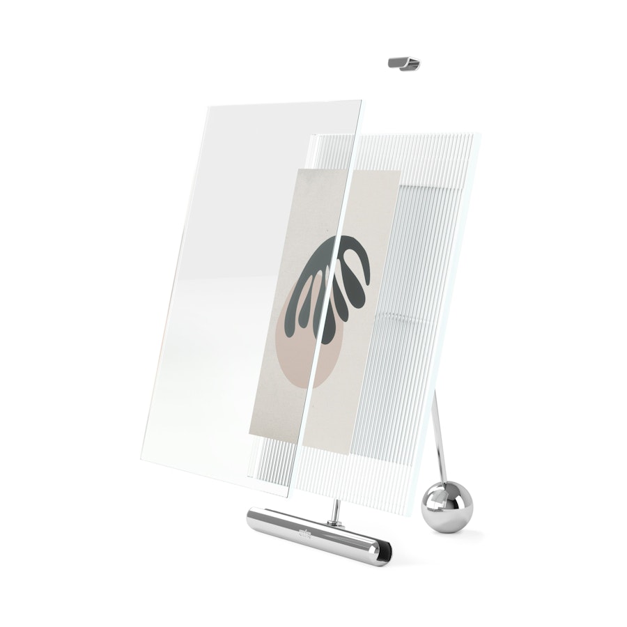 Umbra Flute 10 x 15cm Picture Frame Chrome Chrome