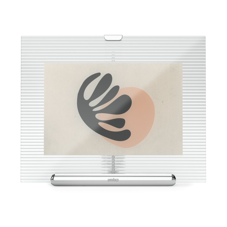 Umbra Flute 10 x 15cm Picture Frame Chrome Chrome