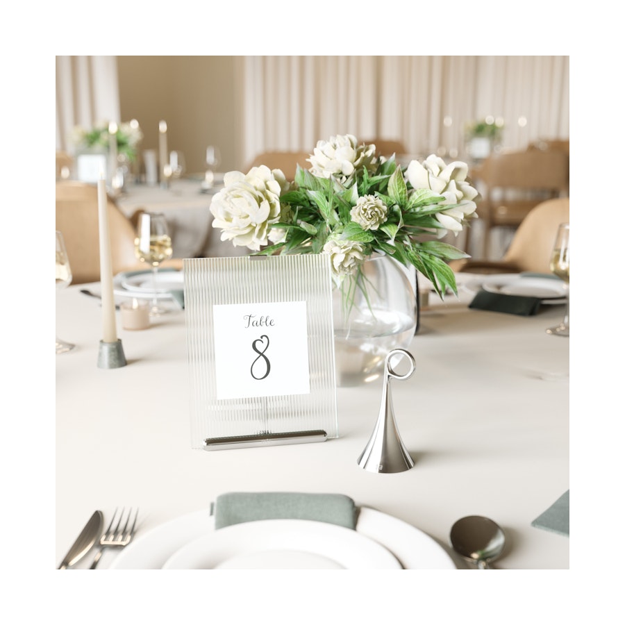 Umbra Flute 10 x 15cm Picture Frame Chrome Chrome
