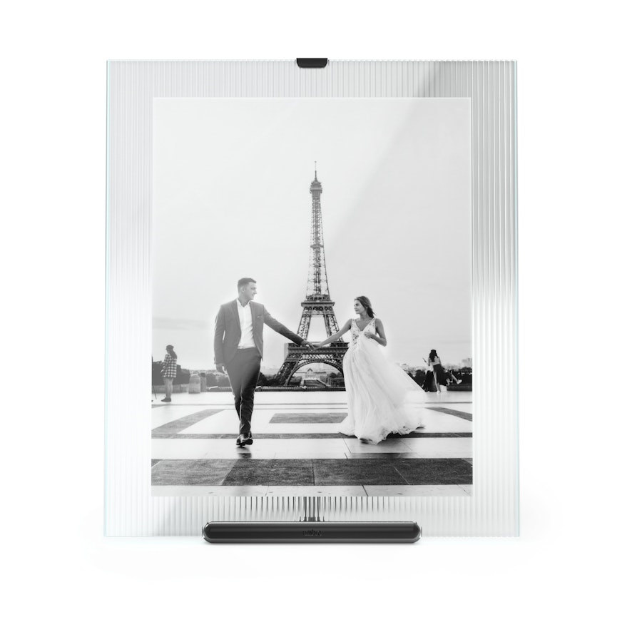 Umbra Flute 20 x 25cm Picture Frame Black Black