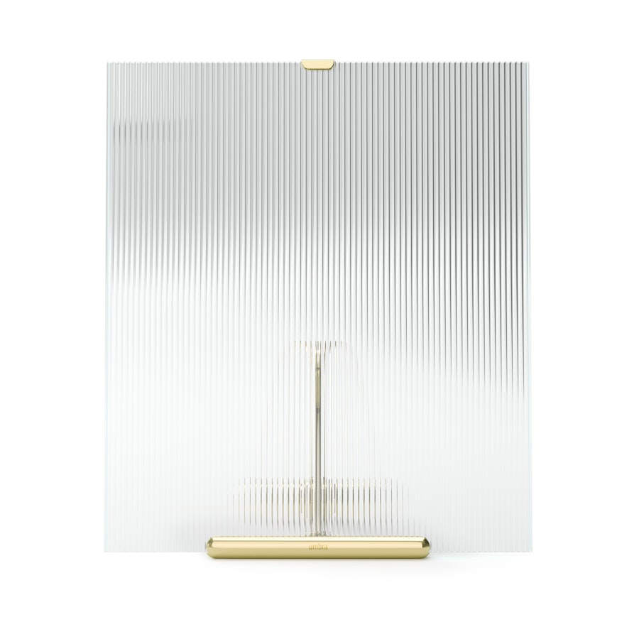 Umbra Flute 20 x 25cm Picture Frame Brass Brass