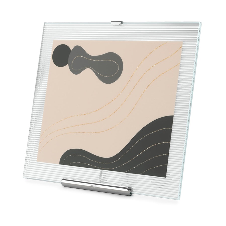 Umbra Flute 20 x 25cm Picture Frame Chrome Chrome