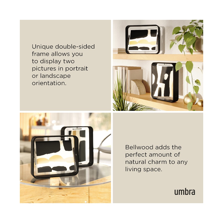 Umbra Bellwood Picture Frame - 20 x 25cm Black Black