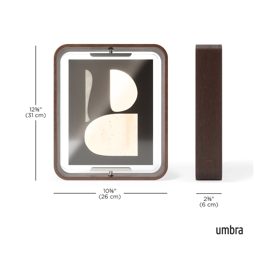 Umbra Bellwood Picture Frame - 20 x 25cm Aged Walnut Aged Walnut