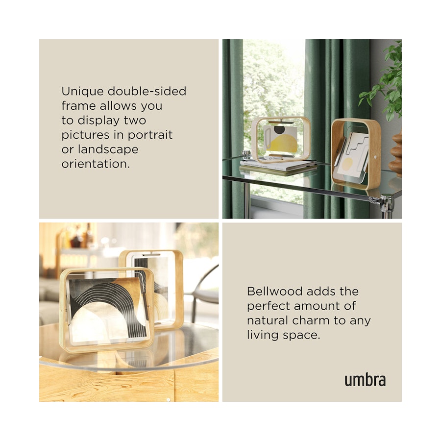 Umbra Bellwood Picture Frame - 10 x 15cm Natural Natural
