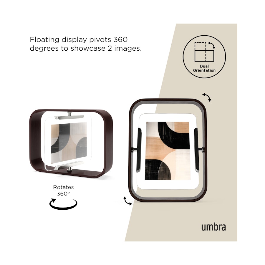 Umbra Bellwood Picture Frame - 10 x 15cm Aged Walnut Aged Walnut