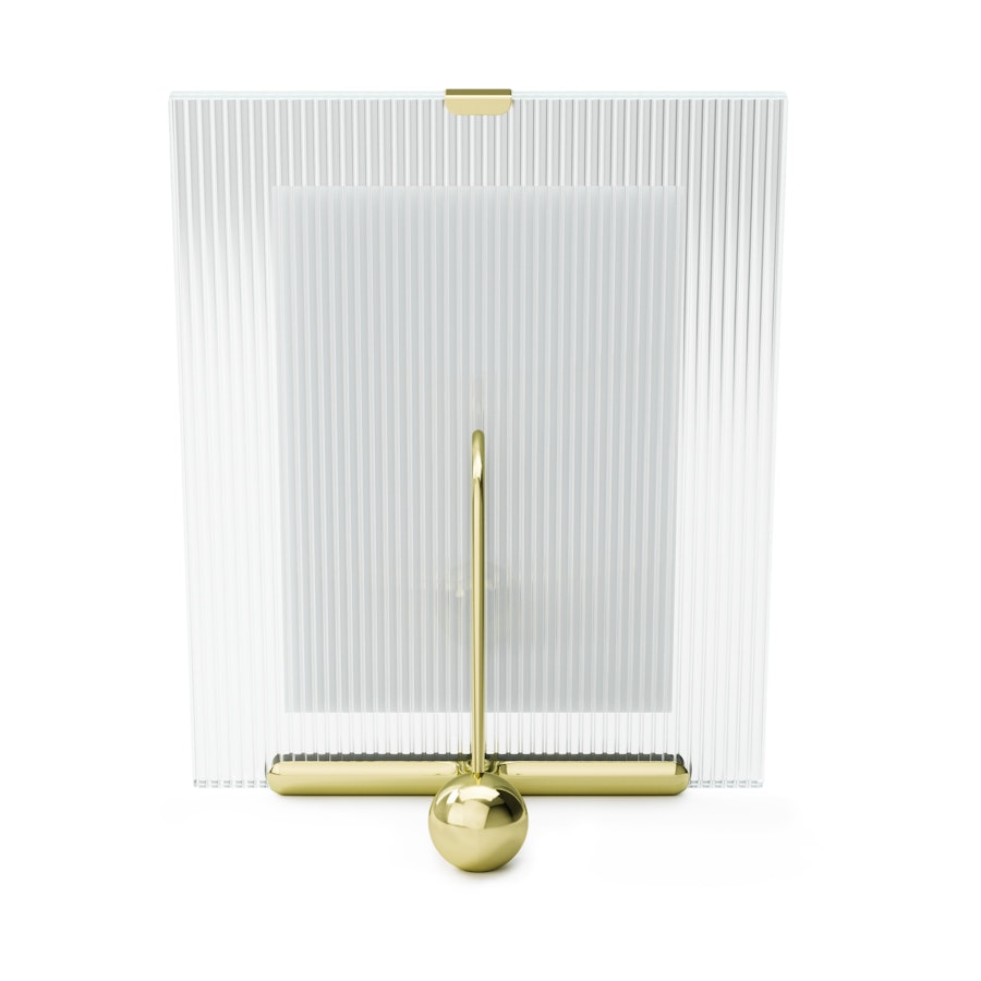 Umbra Flute 13 x 18cm Picture Frame Brass Brass