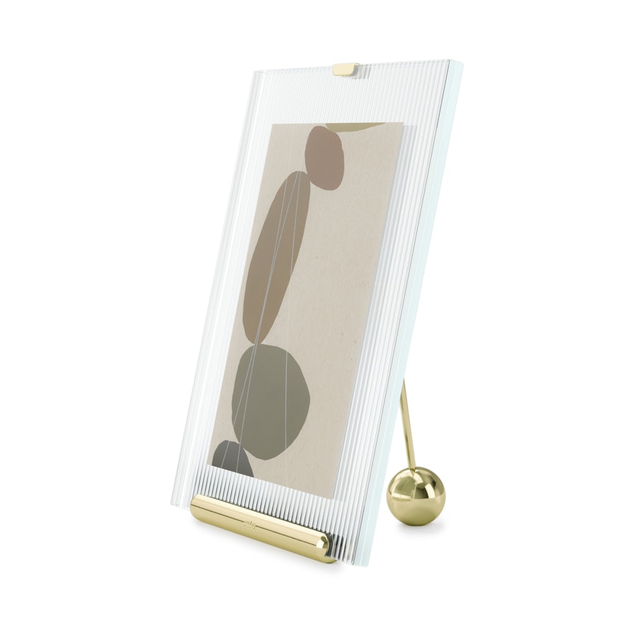 Umbra Flute 13 x 18cm Picture Frame Brass Brass