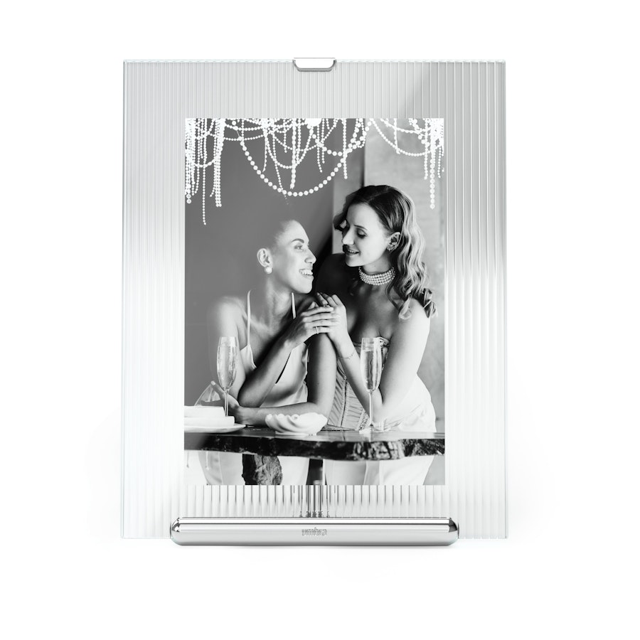 Umbra Flute 13 x 18cm Picture Frame Chrome Chrome