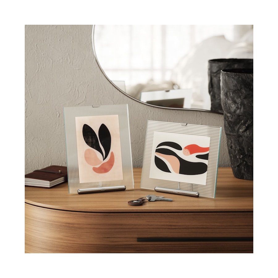 Umbra Flute 13 x 18cm Picture Frame Chrome Chrome