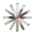Umbra Ribbon Stainless Steel Wall Clock Steel