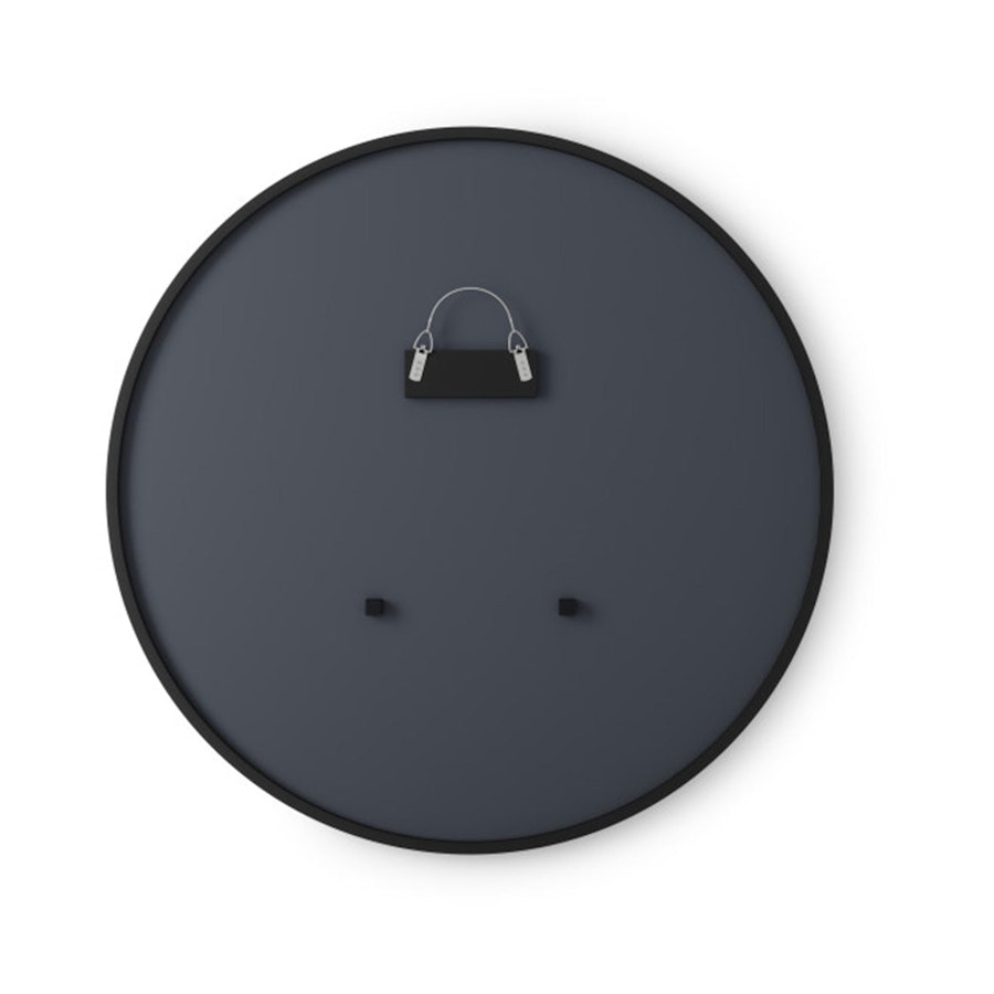 Umbra Hub Circular Wall Mirror (94cm) Black Black