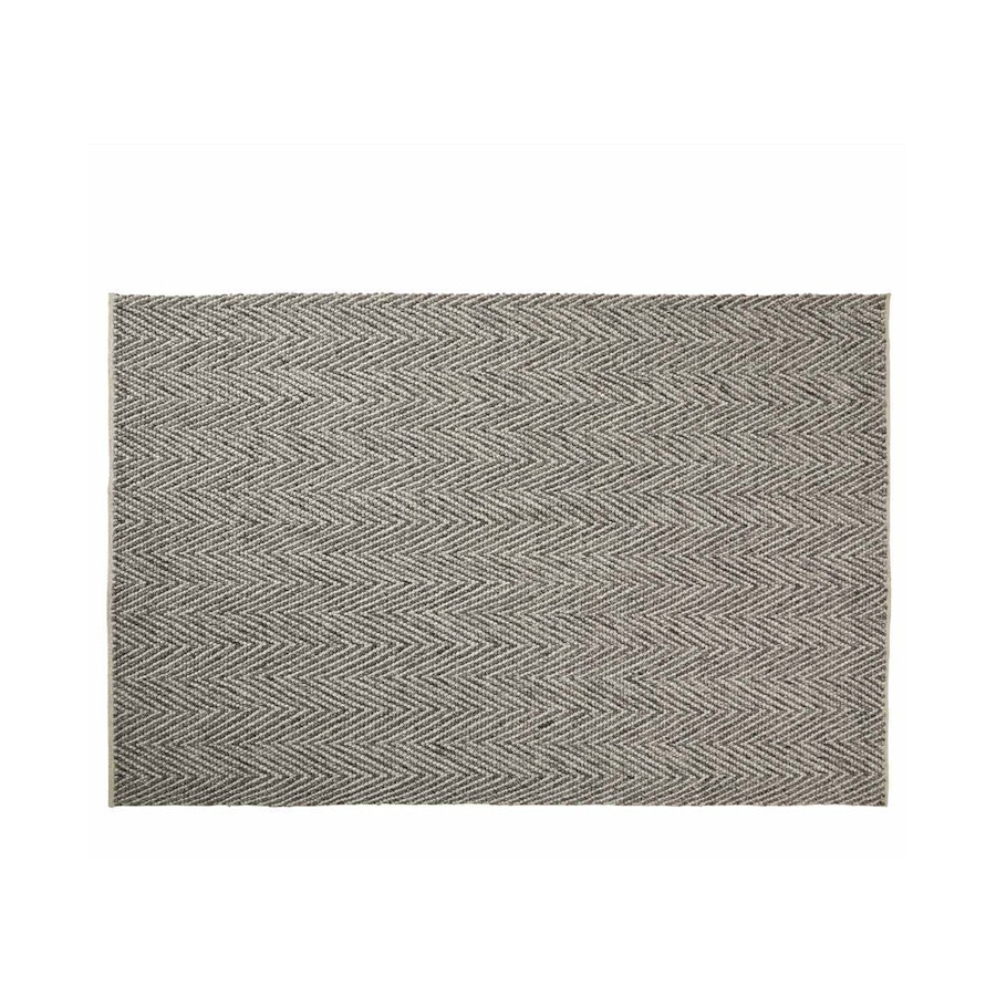 Weave Home Zambesi Wool/Viscose Rug (2m x 3m) Feather Greys Feather Greys