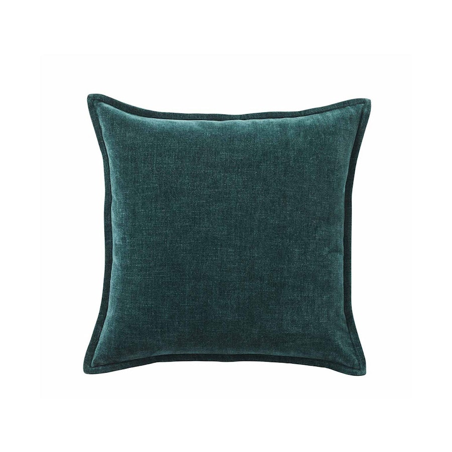 Weave Home Nova Velvet Cushion Evergreen Evergreen