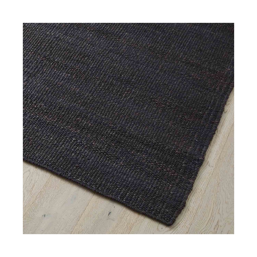 Weave Home Cadiz Jute Rug (2m x 3m) Charcoal Charcoal