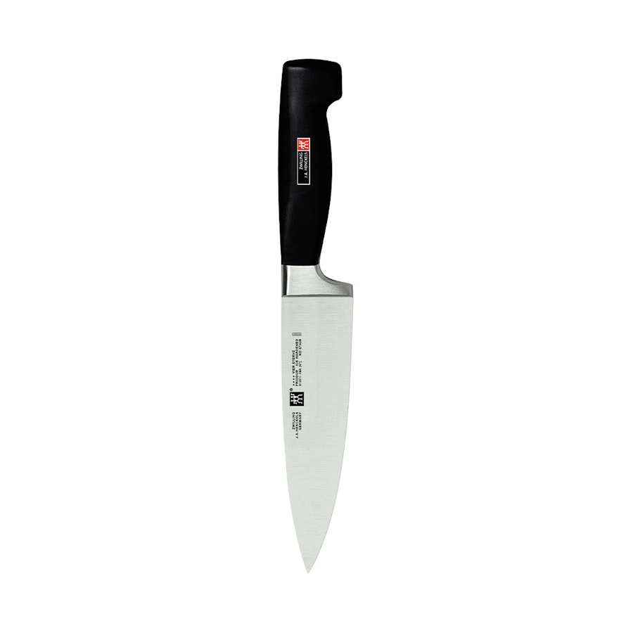 Zwilling Four Star 16cm Chef's Knife Black Black
