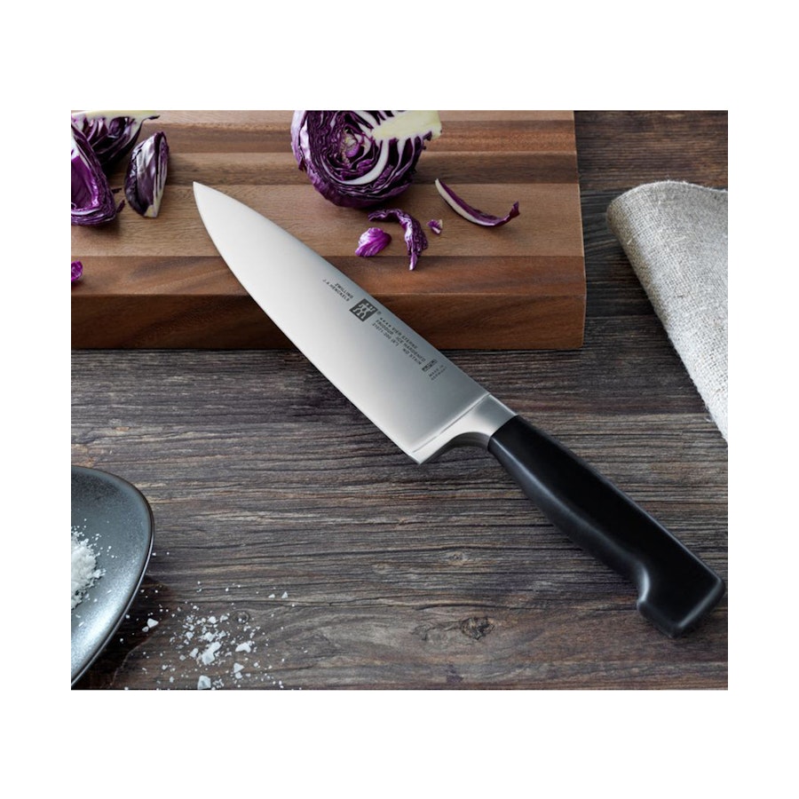 Zwilling Four Star 20cm Chef's Knife Black Black