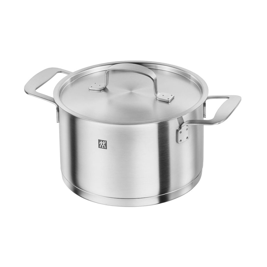 Zwilling Base 20cm (3.5L) Stock Pot with Lid Stainless Steel Stainless Steel