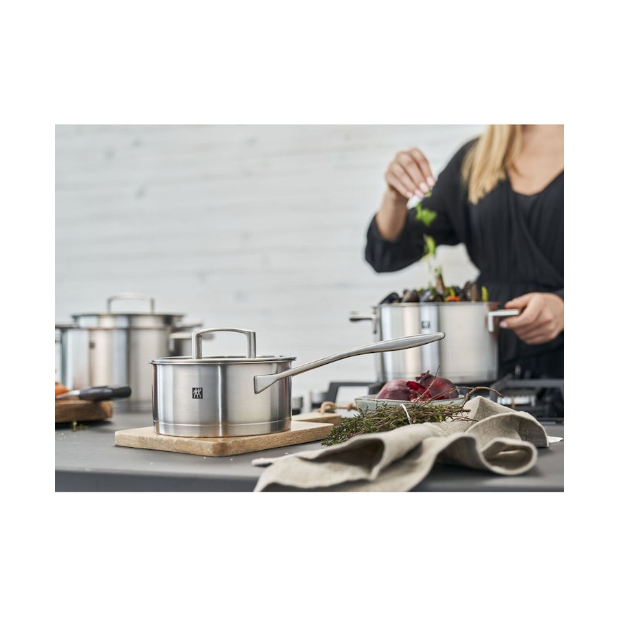 Zwilling Vitality 5 Piece Cookware Set Stainless Steel Stainless Steel