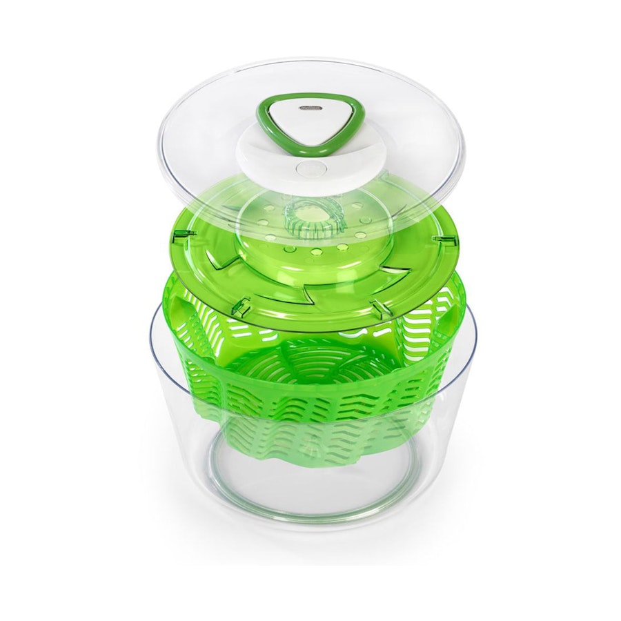 Zyliss Easy Spin 2 Large Salad Spinner Green Green