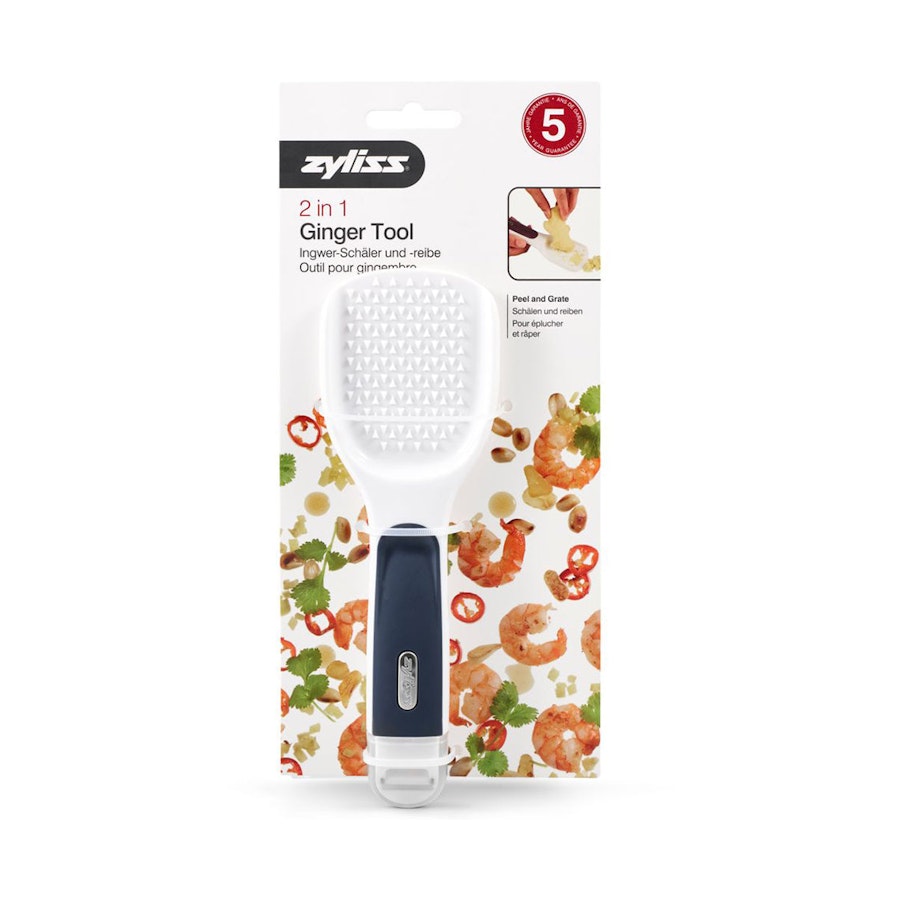 Zyliss 2-in-1 Ginger Tool White/Grey White/Grey